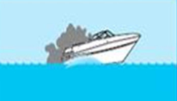 Back drafting can occur when a boat is operated at a high bow angle.
